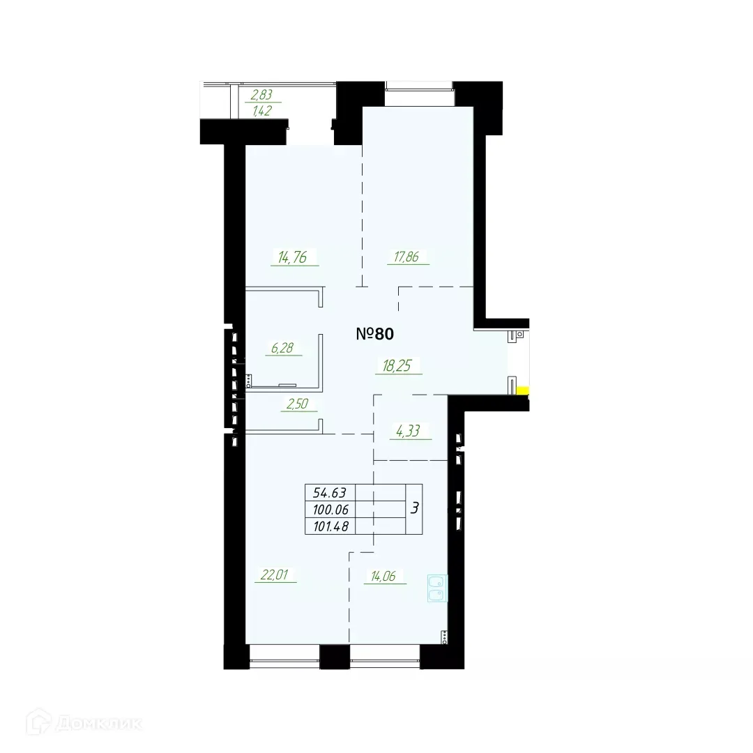 Фото квартиры в ЖК "ГРАФ"