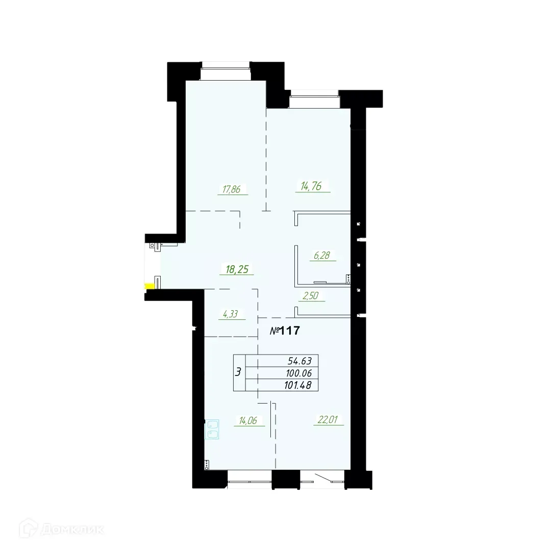 Фото квартиры в ЖК "ГРАФ"