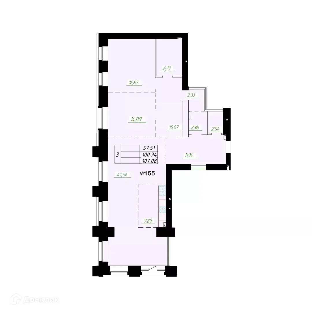 Фото квартиры в ЖК "ГРАФ"