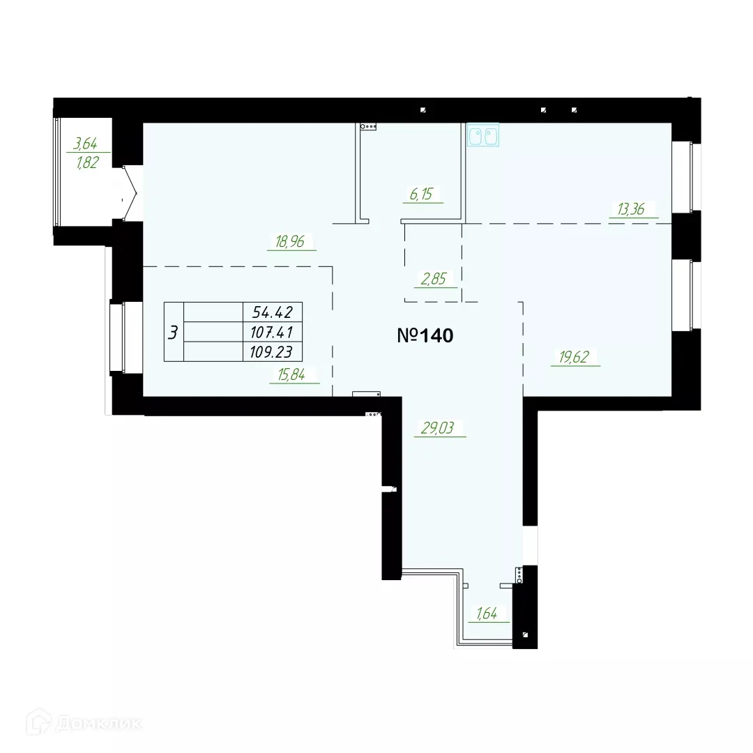 Фото квартиры в ЖК "ГРАФ"