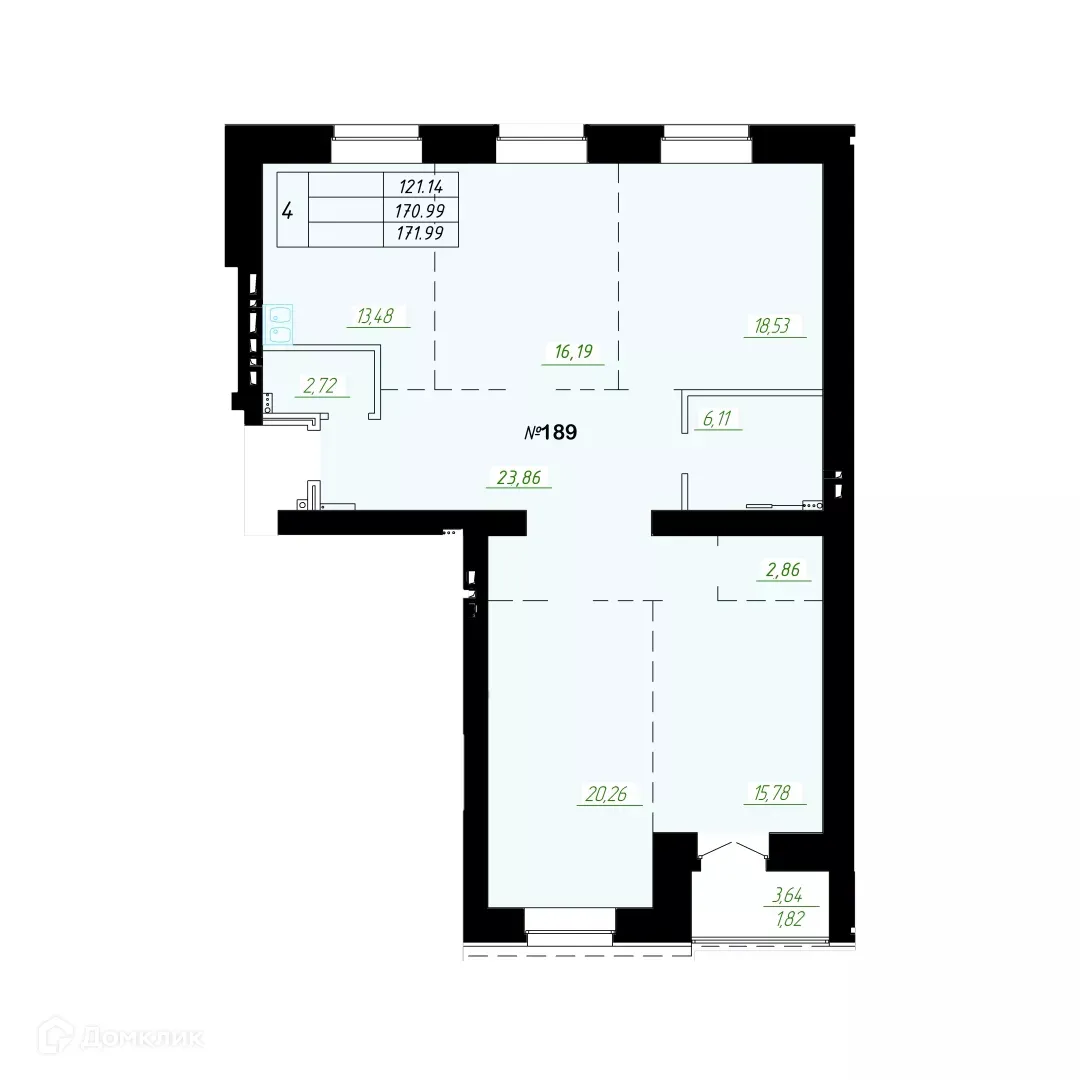 Фото квартиры в ЖК "ГРАФ"