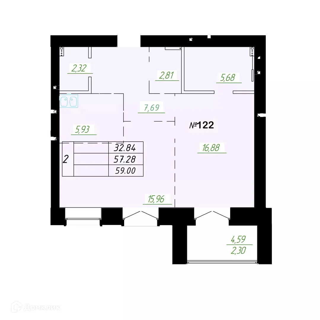 Фото квартиры в ЖК "ГРАФ"