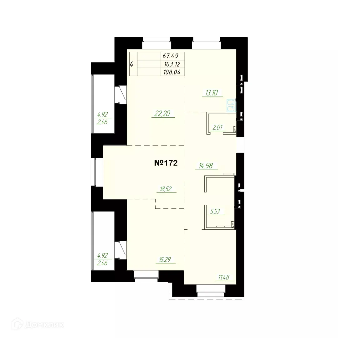 Фото квартиры в ЖК "ГРАФ"