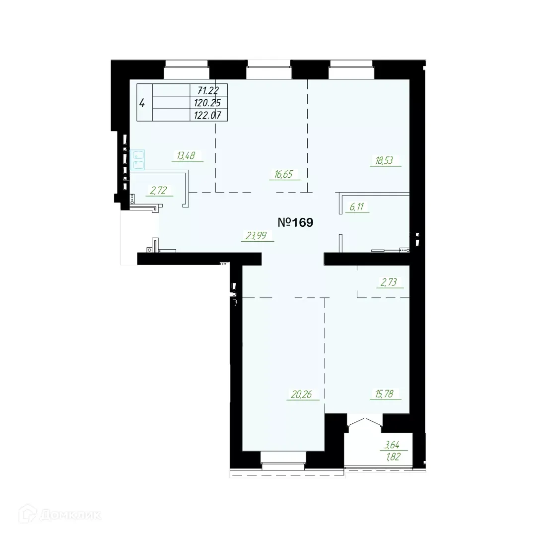 Фото квартиры в ЖК "ГРАФ"