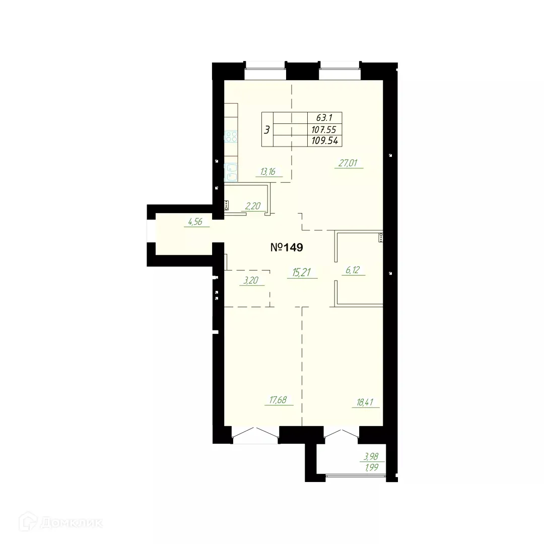 Фото квартиры в ЖК "ГРАФ"