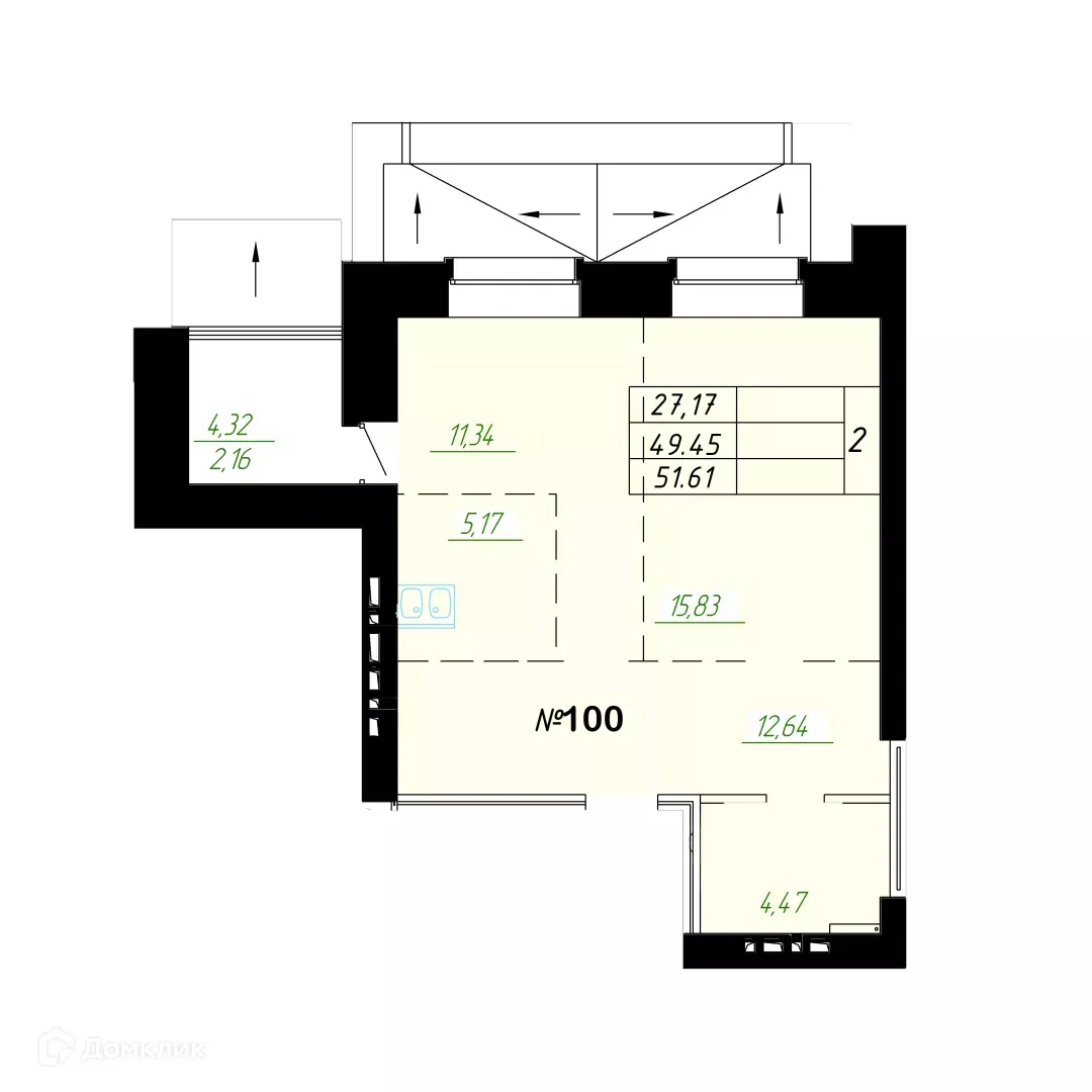 Фото квартиры в ЖК "ГРАФ"
