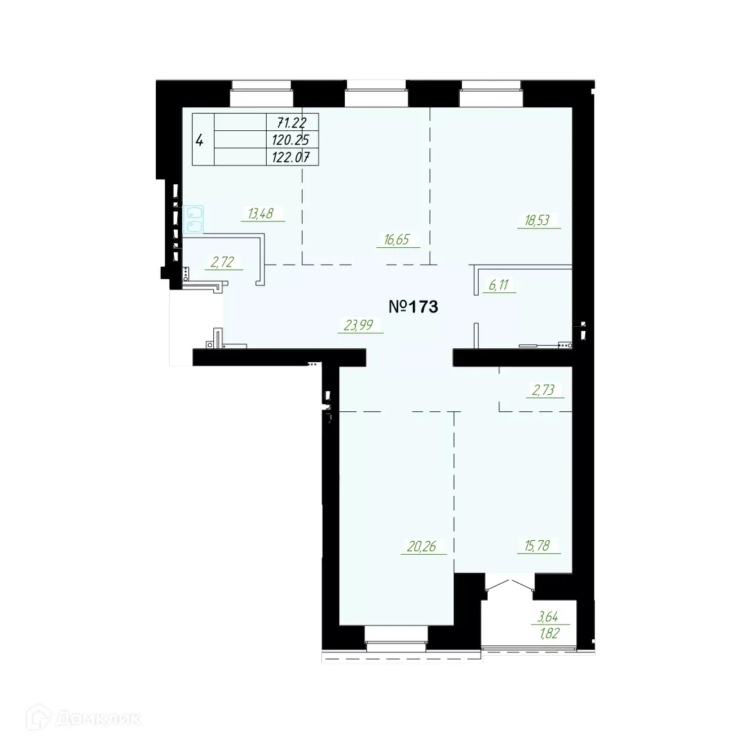 Фото квартиры в ЖК "ГРАФ"