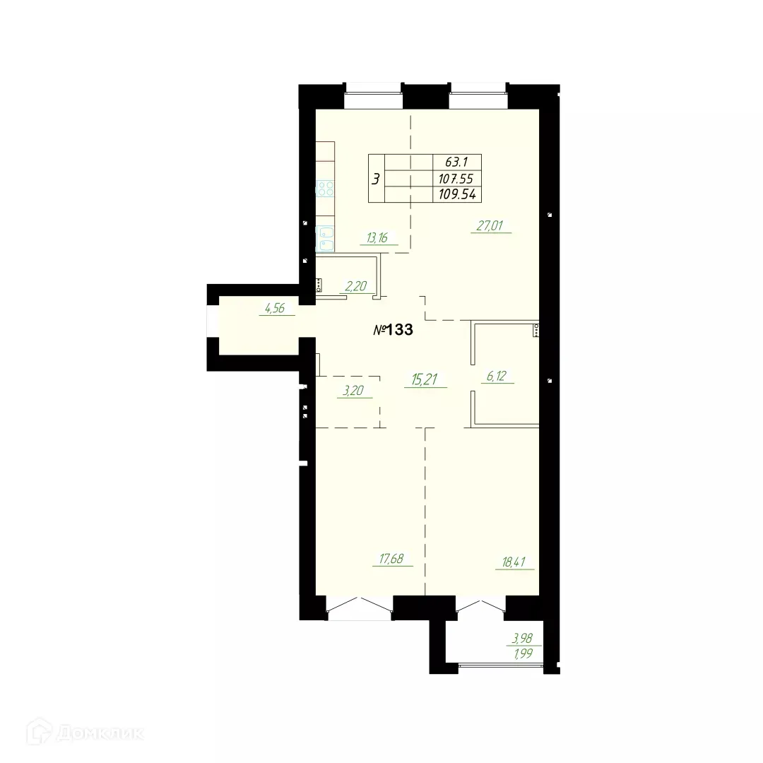 Фото квартиры в ЖК "ГРАФ"