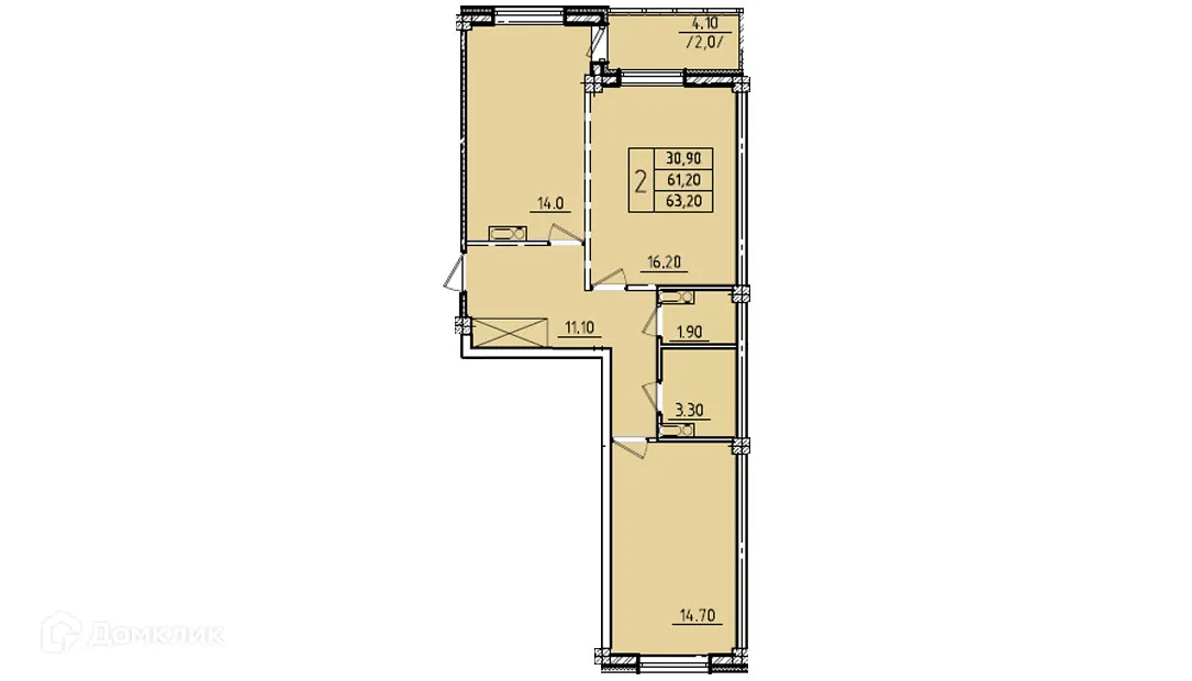 Фото квартиры в ЖК Волгоградская Звезда