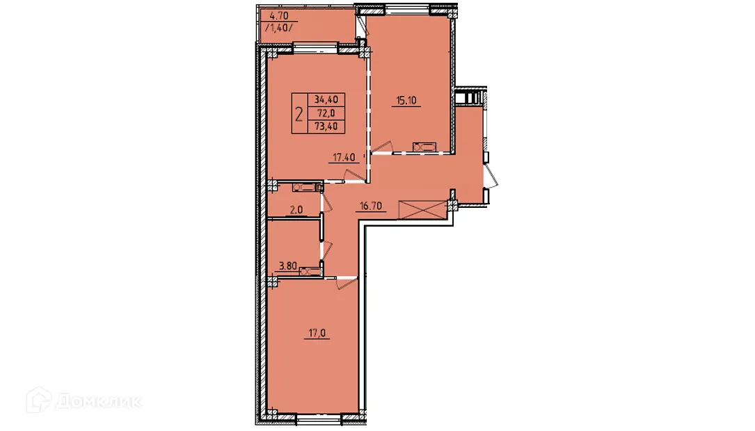 Фото квартиры в ЖК Волгоградская Звезда