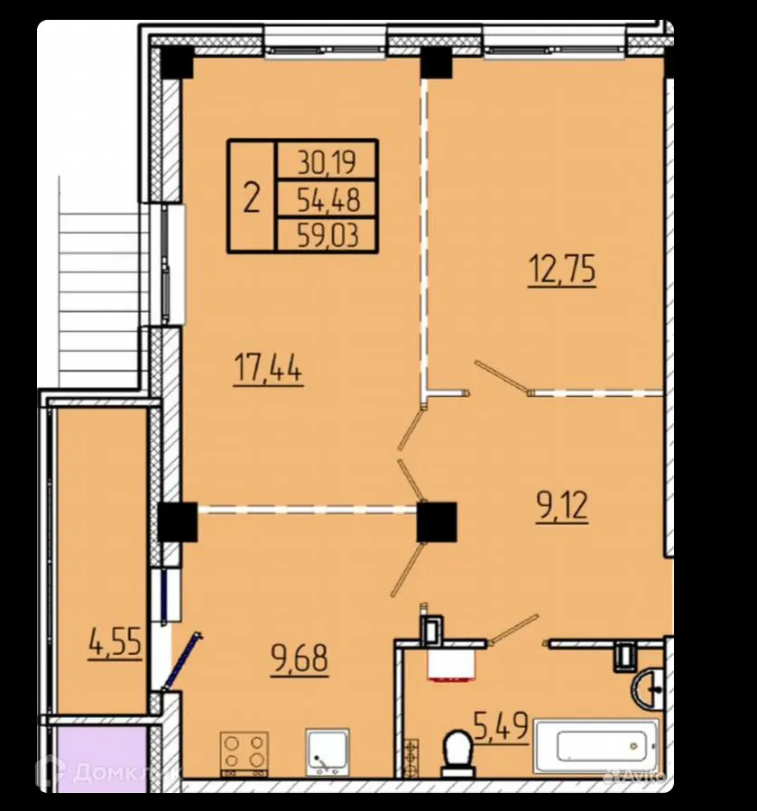 Фото квартиры в ЖК Волгоградская Звезда