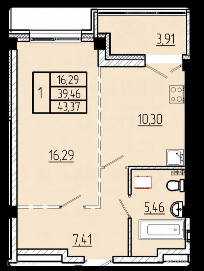Фото квартиры в ЖК Волгоградская Звезда