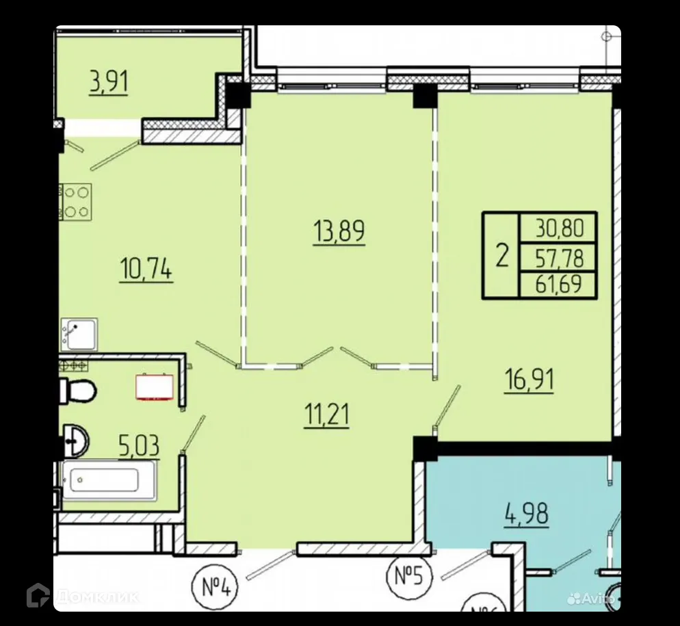 Фото квартиры в ЖК Волгоградская Звезда