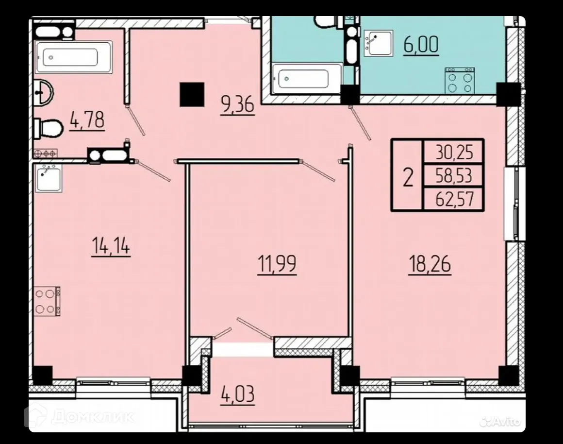 Фото квартиры в ЖК Волгоградская Звезда