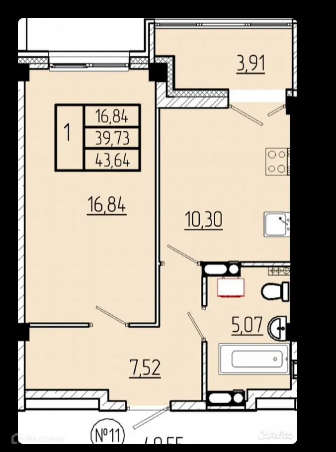 Фото квартиры в ЖК Волгоградская Звезда