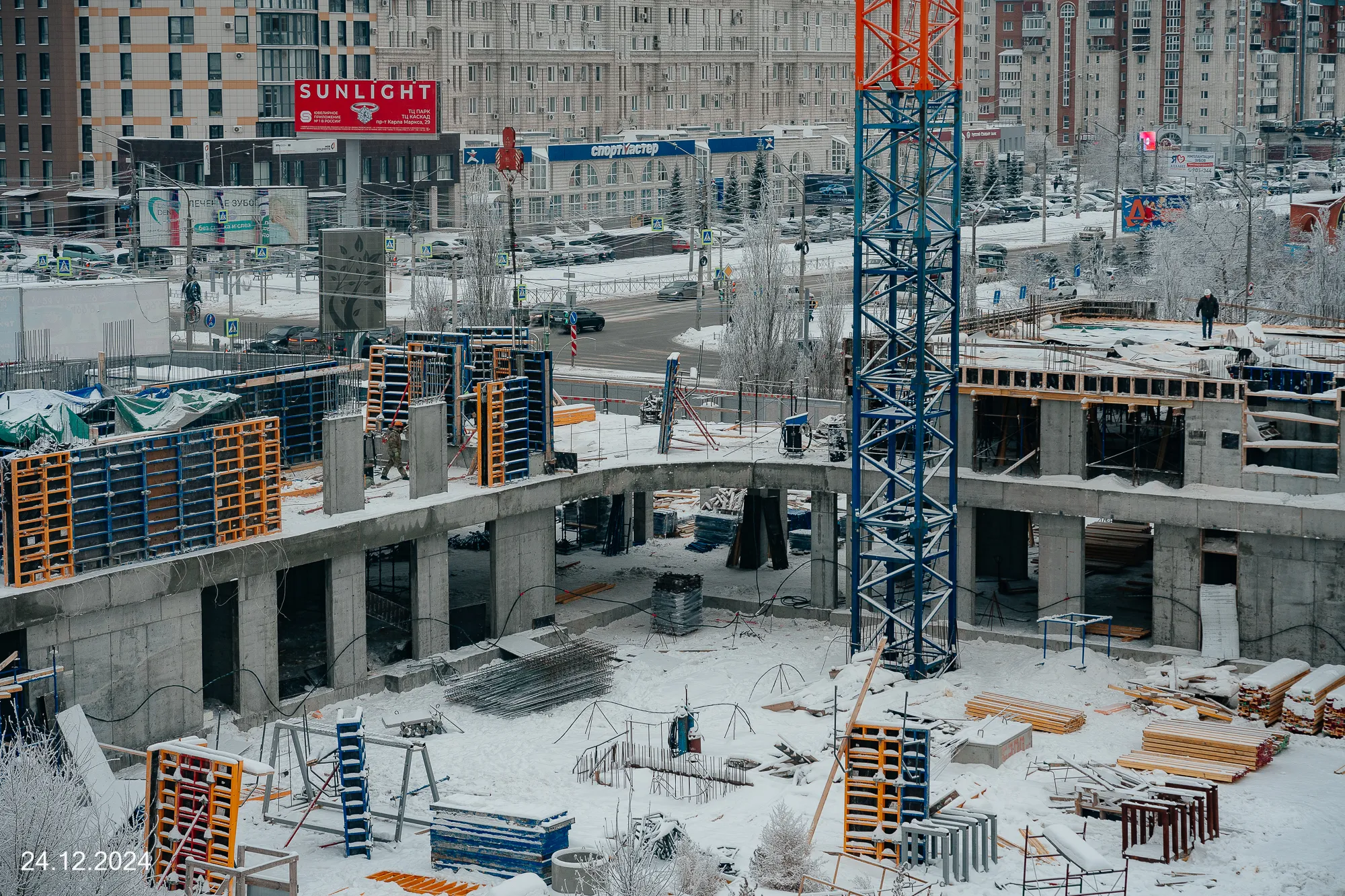 ЖК Пушкина 77 ход строительства