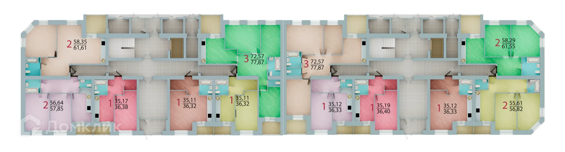 Фото квартиры в ЖК Енисейский