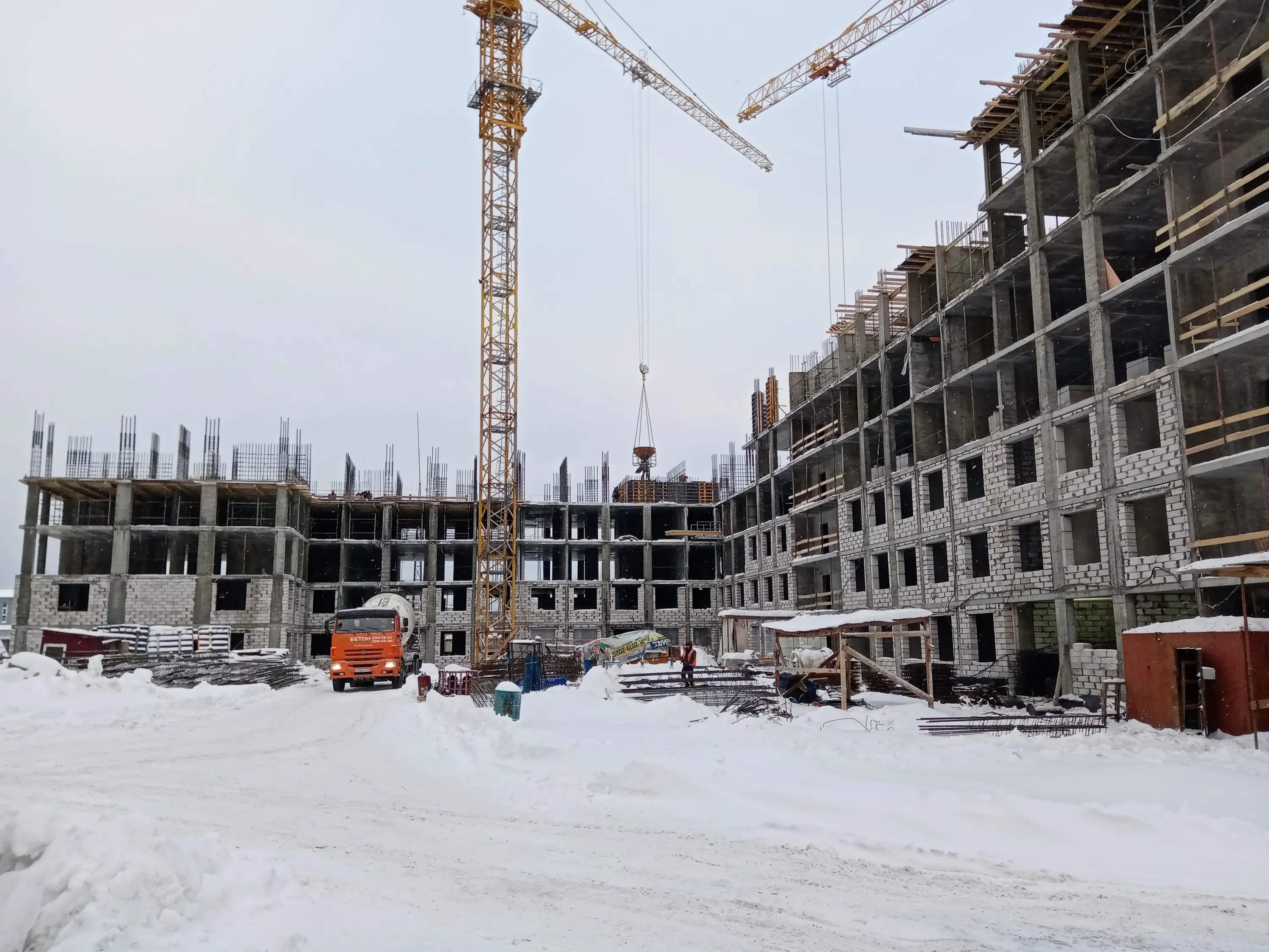 ЖК Красное яблоко ход строительства