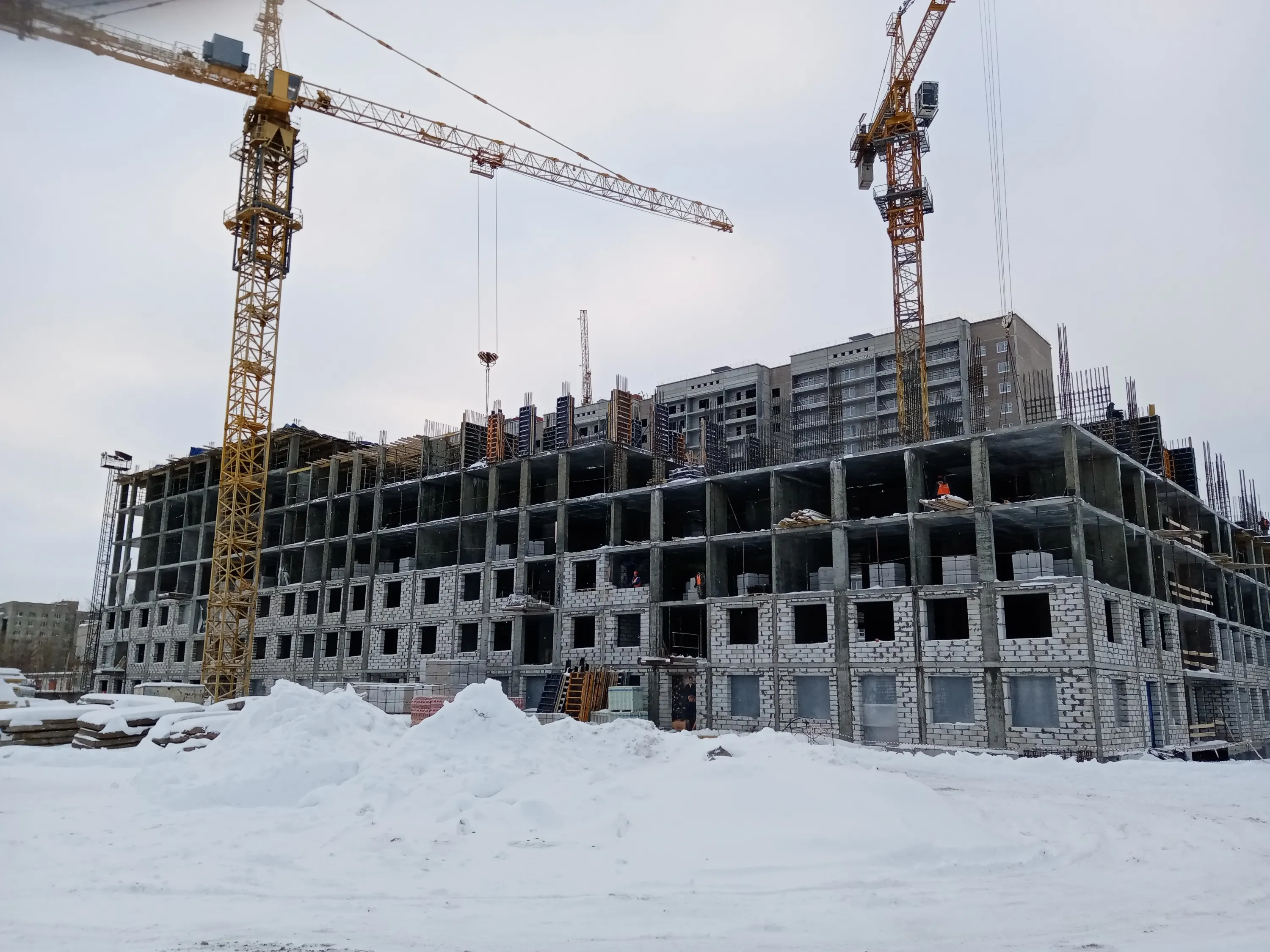 ЖК Красное яблоко ход строительства