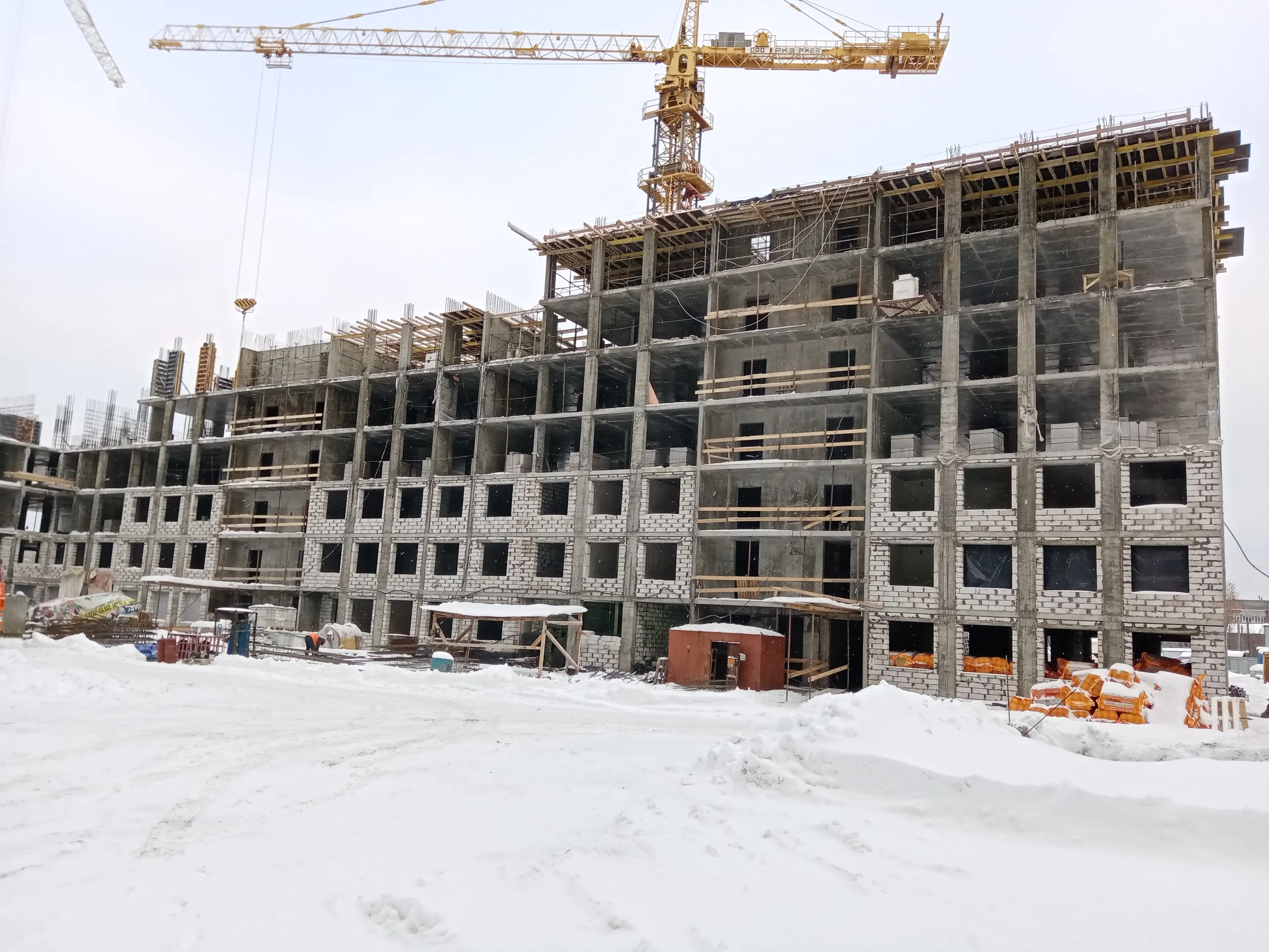 ЖК Красное яблоко ход строительства