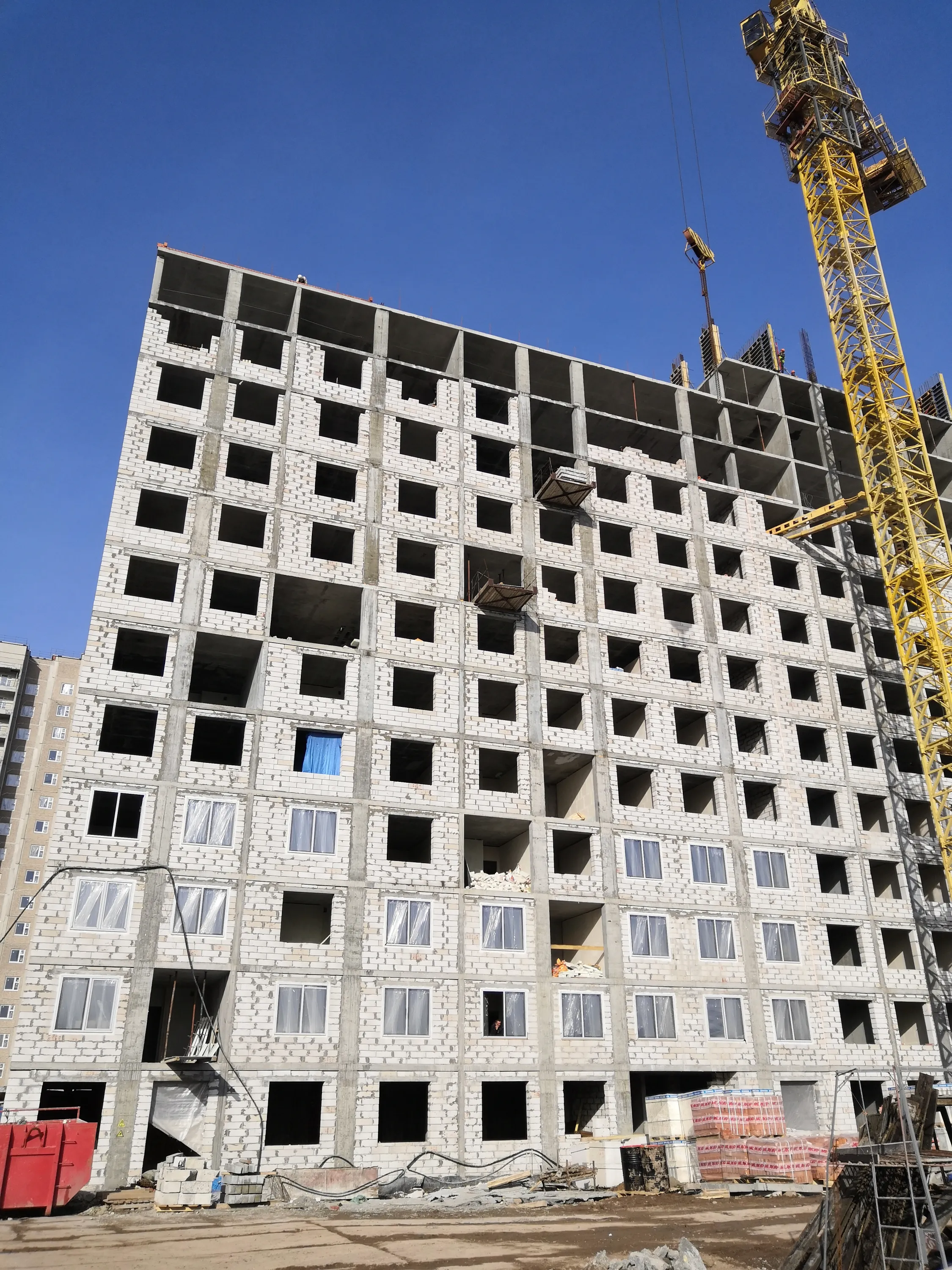 ЖК Красное яблоко ход строительства