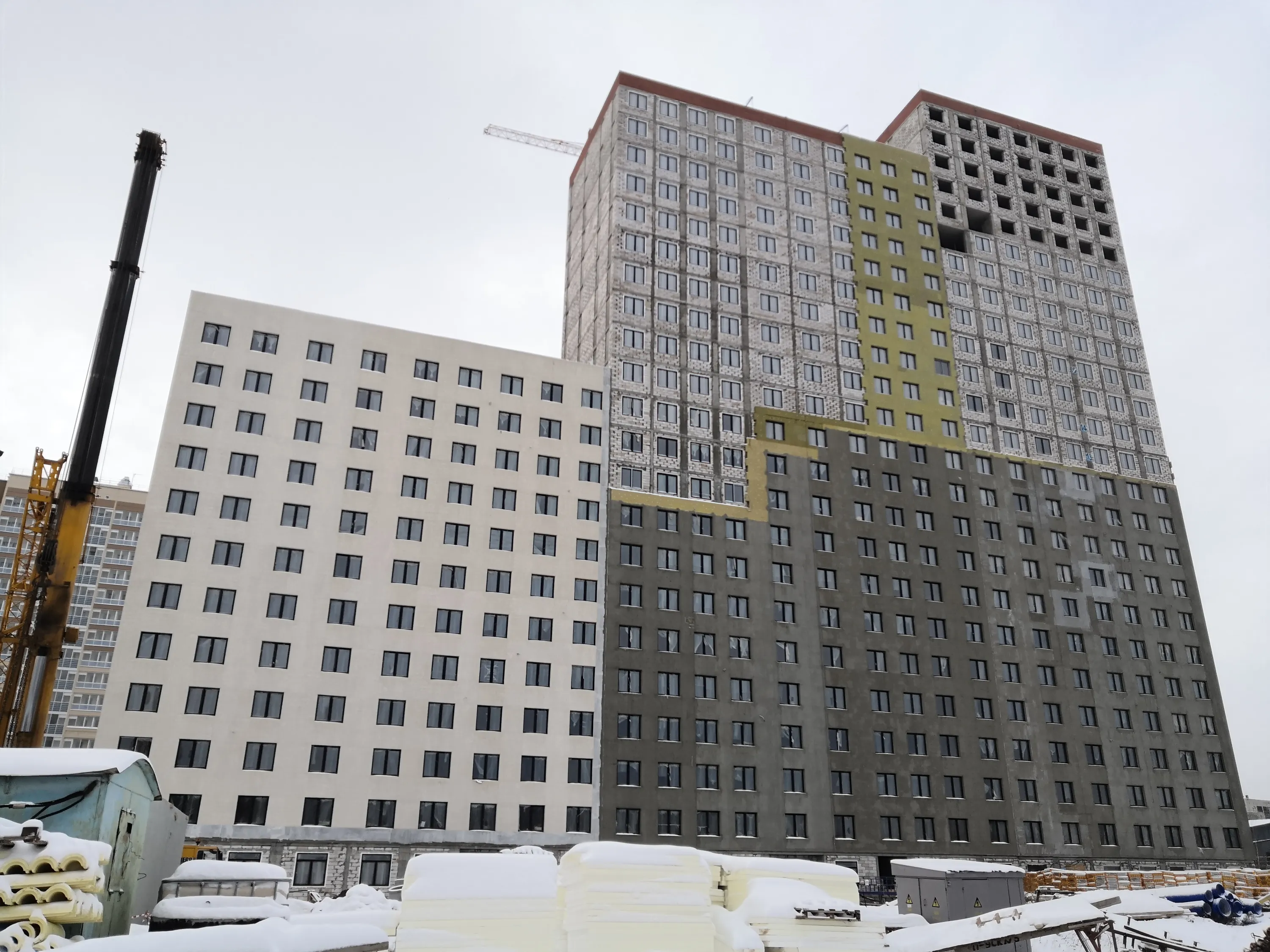 ЖК Красное яблоко ход строительства