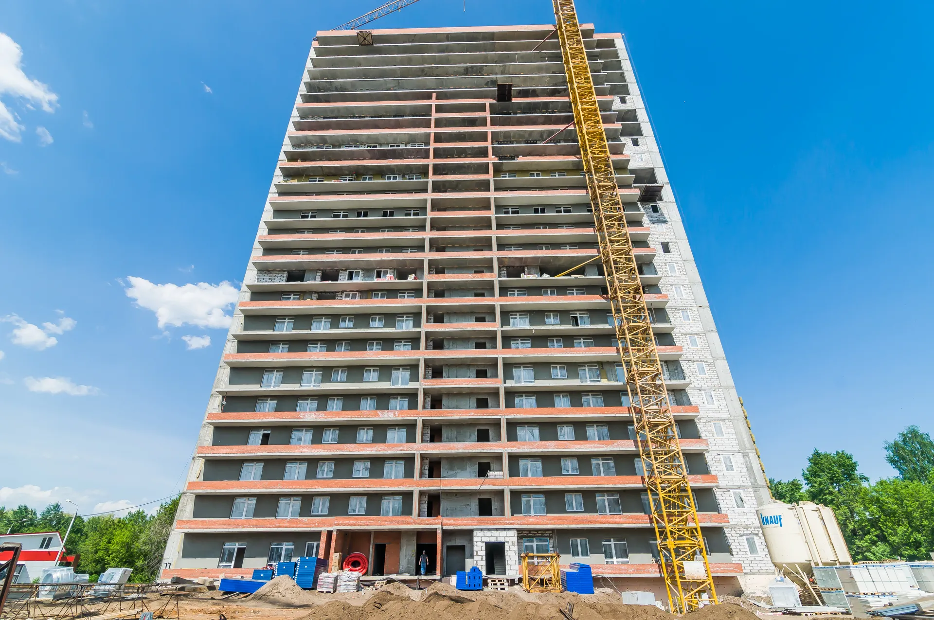 ЖК Ясно дом на Есенина, 9а ход строительства