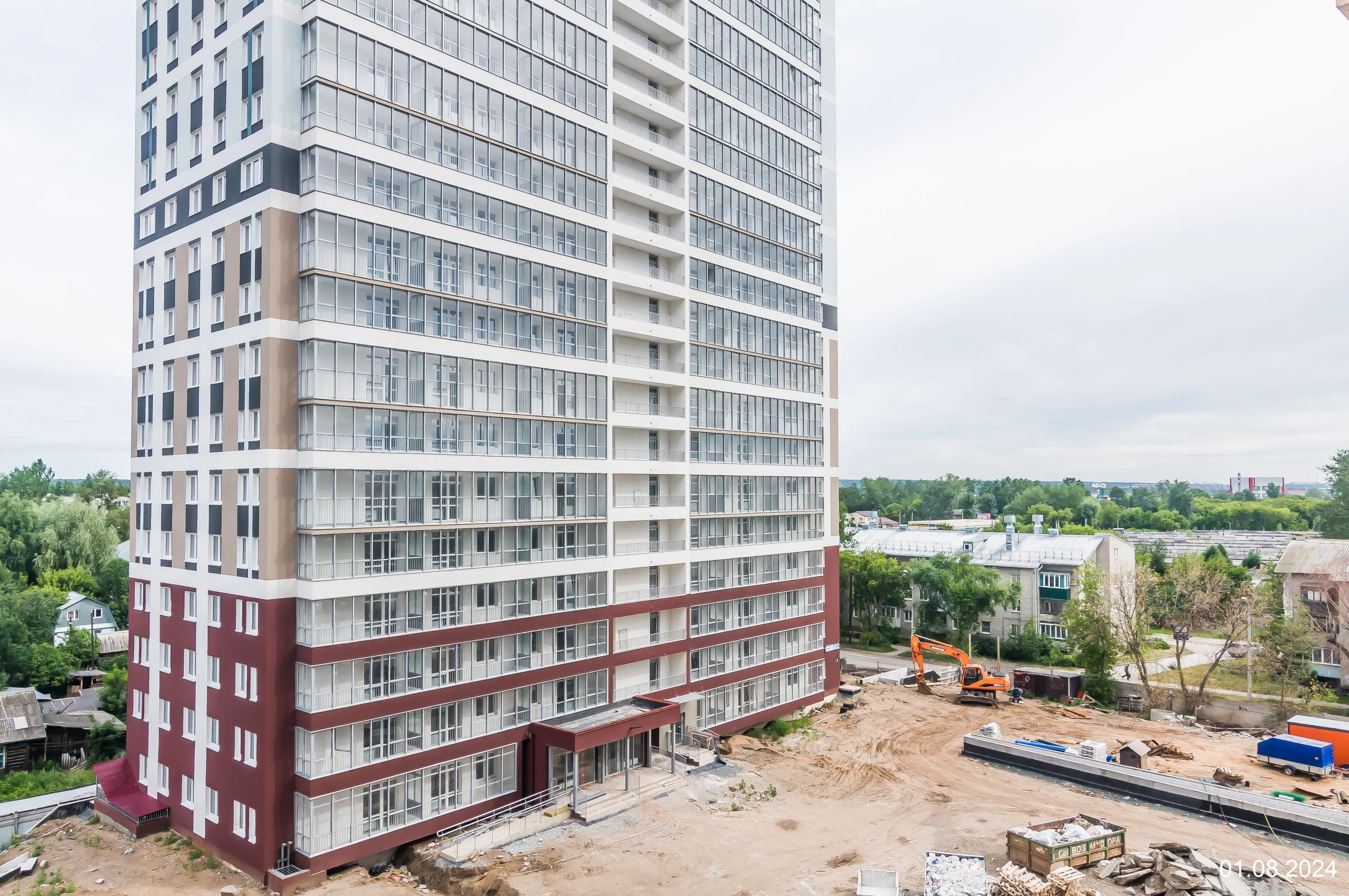 ЖК Ясно дом на Есенина, 9а ход строительства