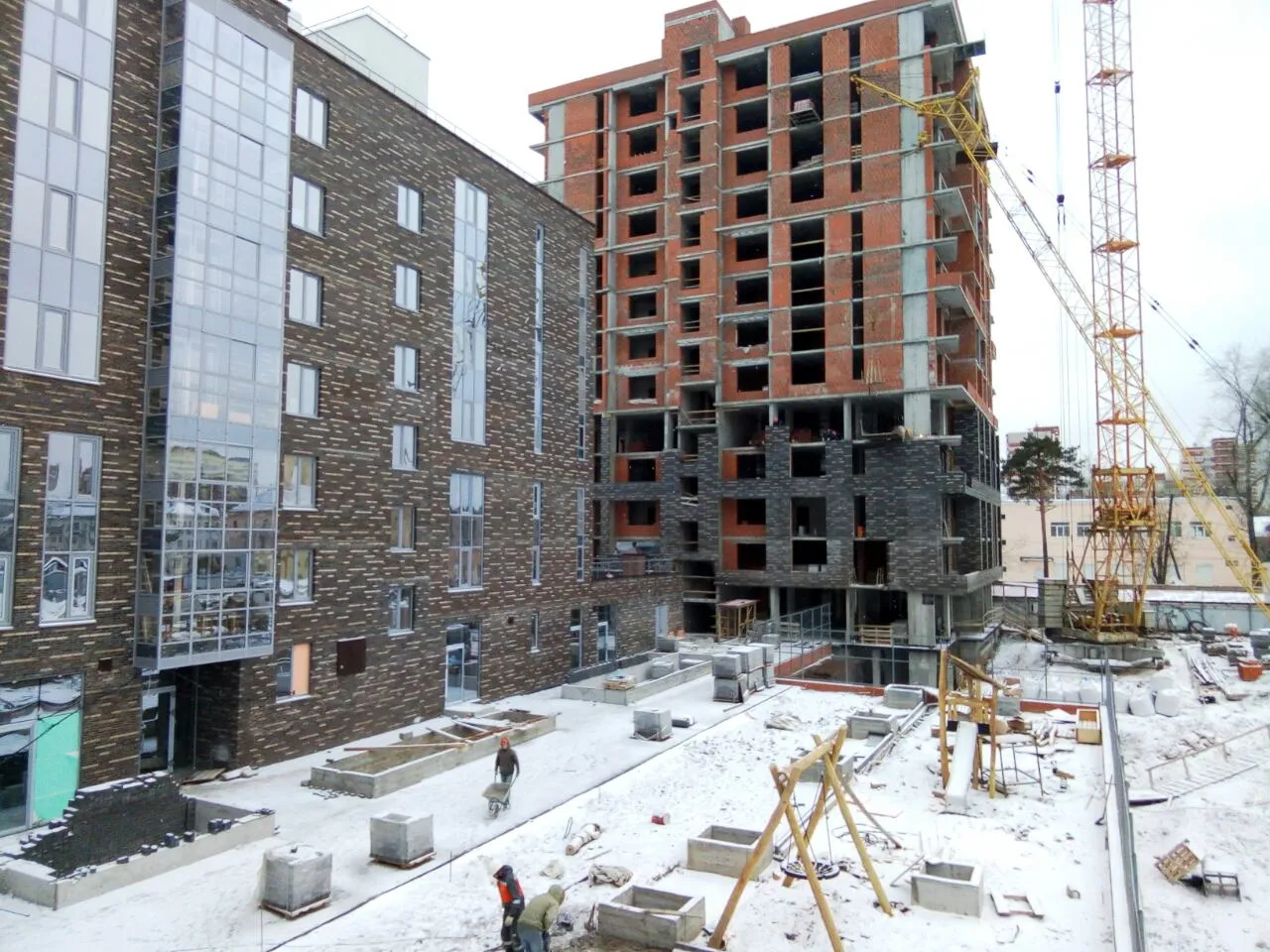 ЖК Ньютон ход строительства