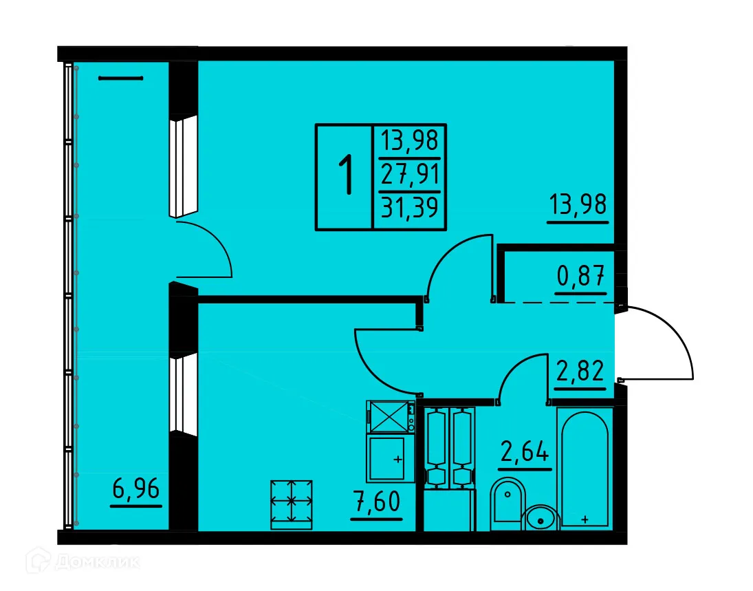 Фото квартиры в ЖК по ул. Магистральная