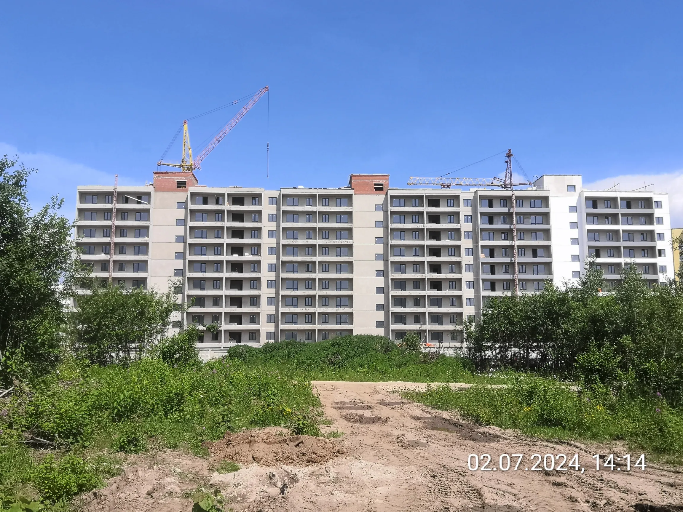 ЖК Патриот ход строительства