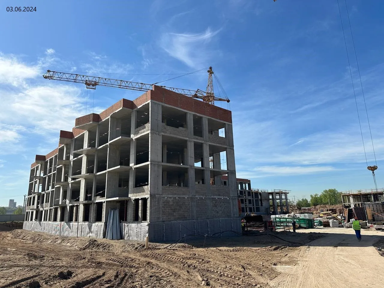 ЖК Причал ход строительства