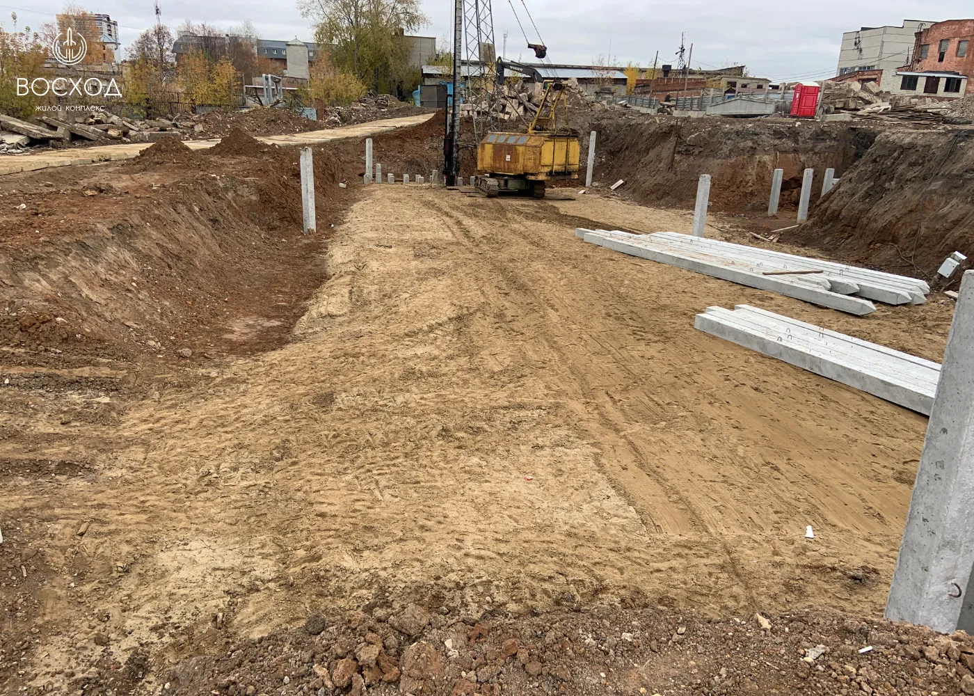 ЖК ВОСХОД ход строительства