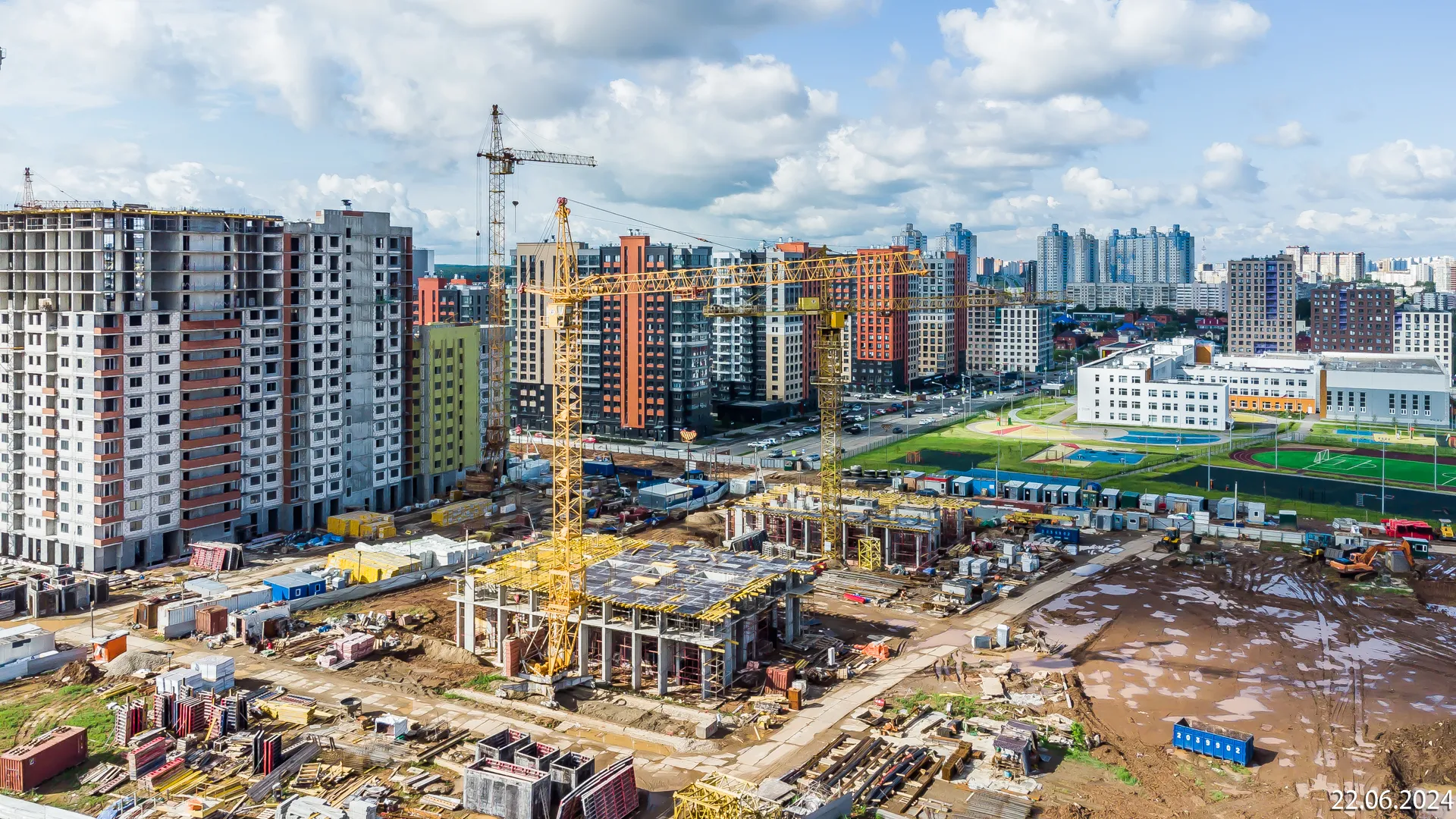 ЖК Погода Теплые кварталы ход строительства