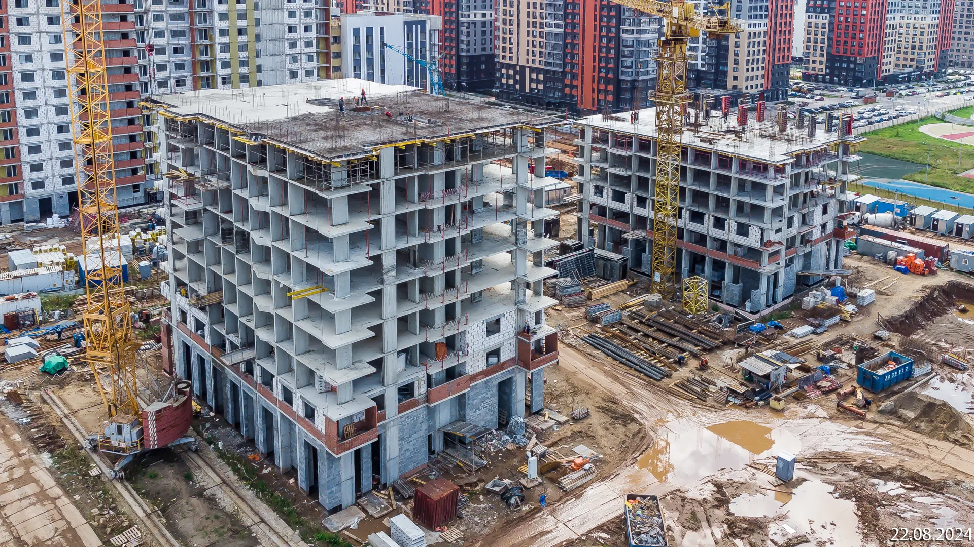 ЖК Погода Теплые кварталы ход строительства