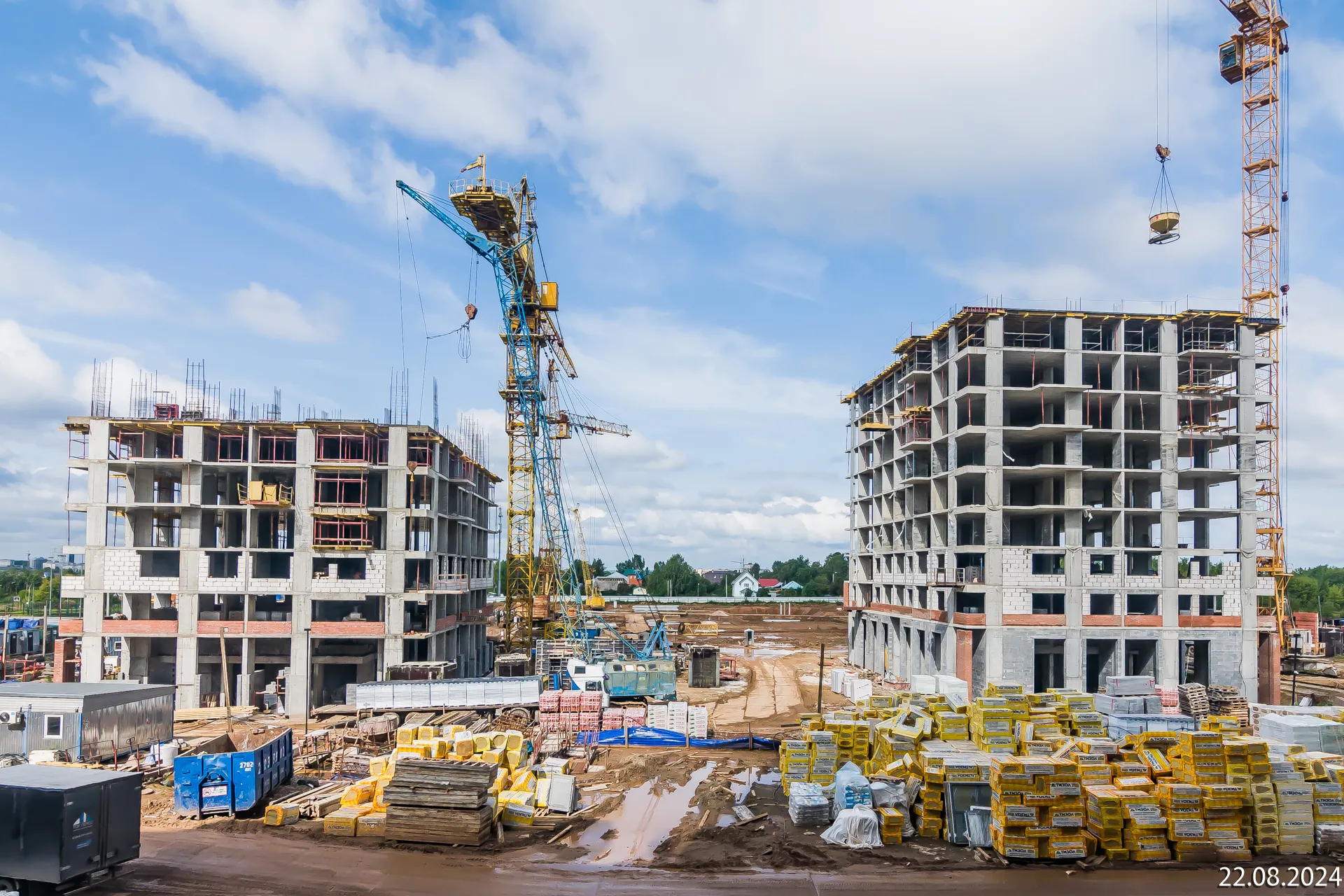 ЖК Погода Теплые кварталы ход строительства