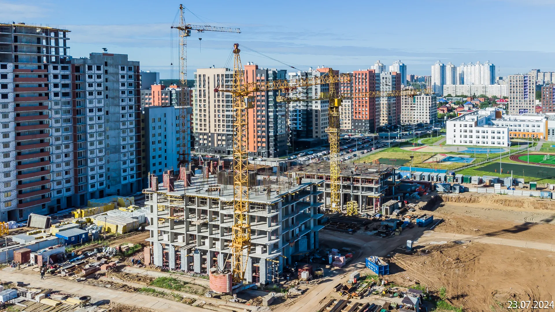 ЖК Погода Теплые кварталы ход строительства