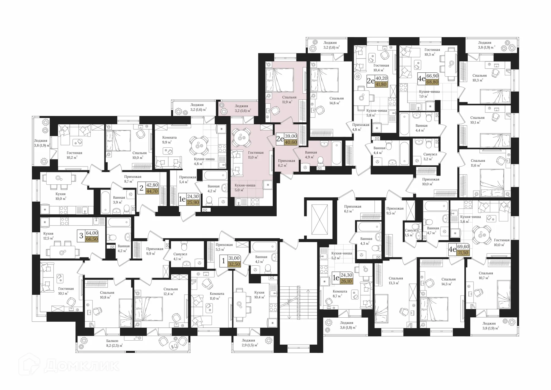 Фото квартиры в ЖК Веларт 3 очередь