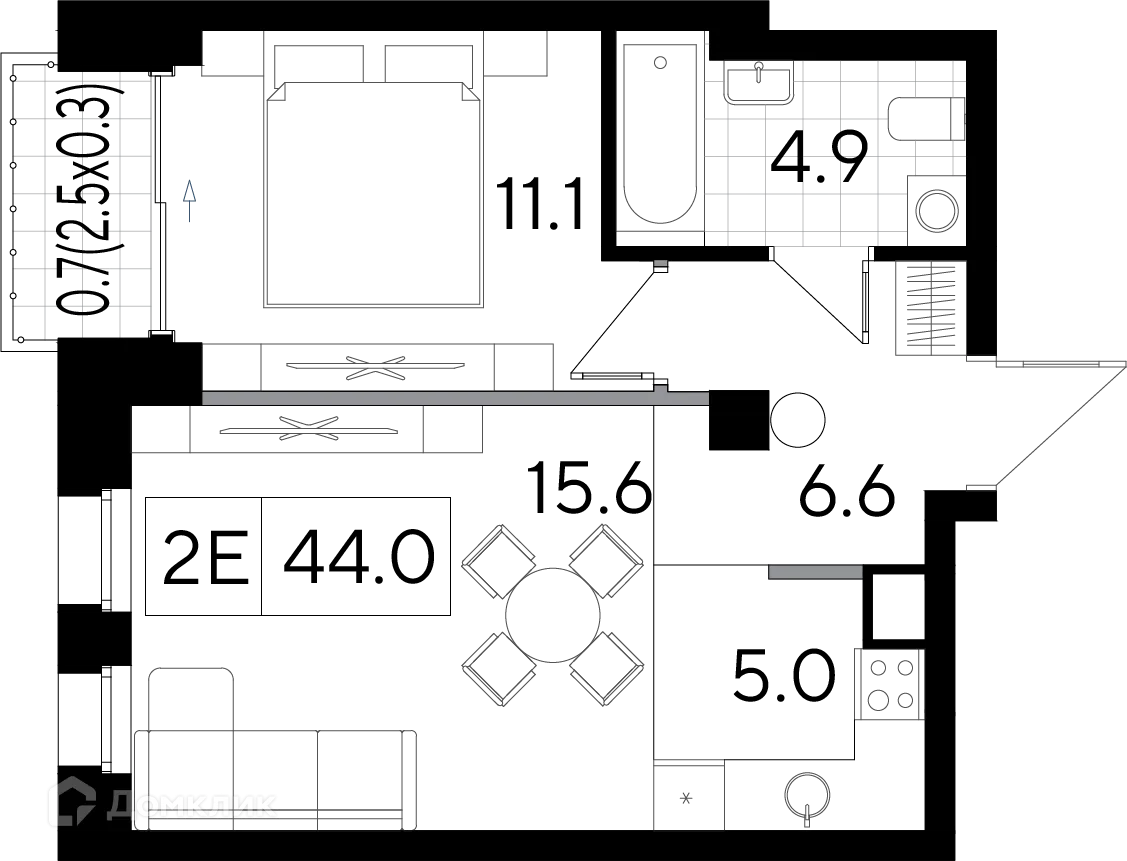 Фото квартиры в ЖК Клубный дом  Строганов