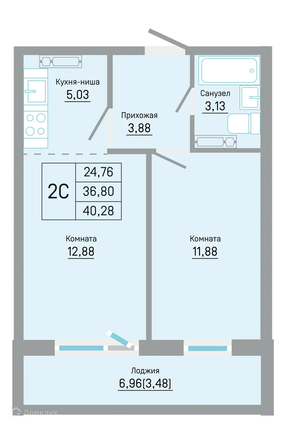 Фото квартиры в ЖК Мастер-квартал
