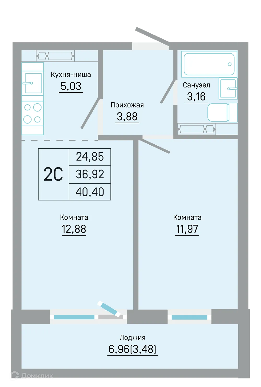 Фото квартиры в ЖК Мастер-квартал