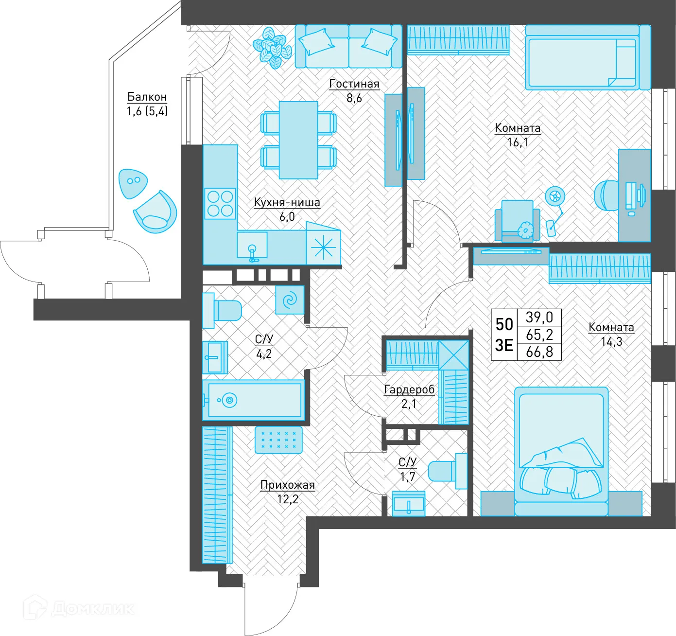 Фото квартиры в ЖК Архитектор