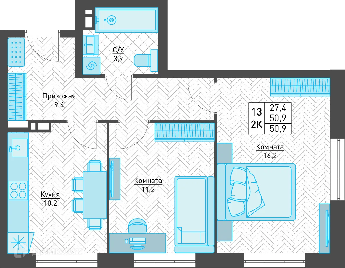 Фото квартиры в ЖК Архитектор