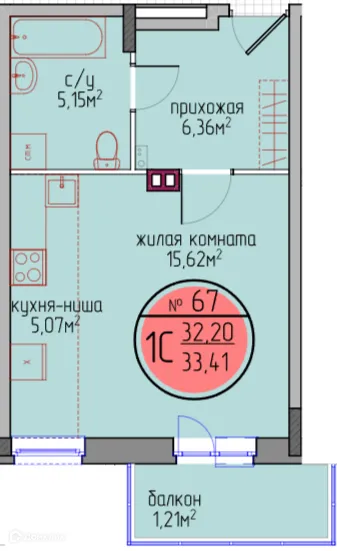 Фото квартиры в ЖК по улице Автозаводская