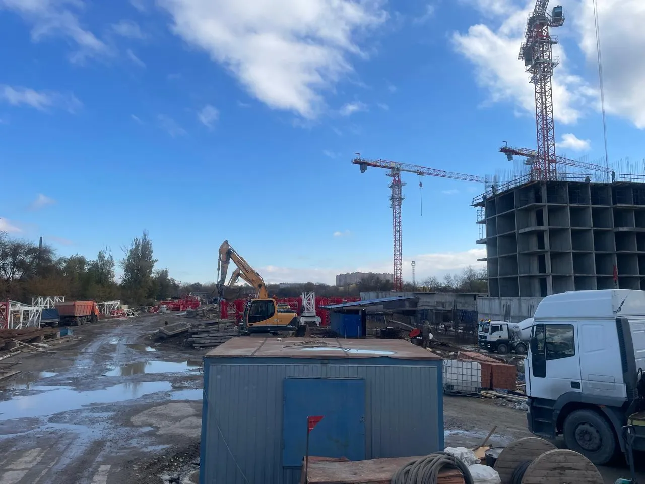 ЖК Текучев ход строительства