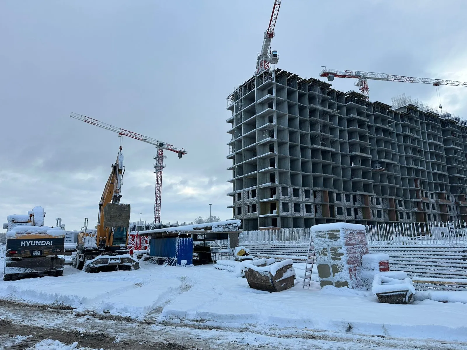 ЖК Текучев ход строительства