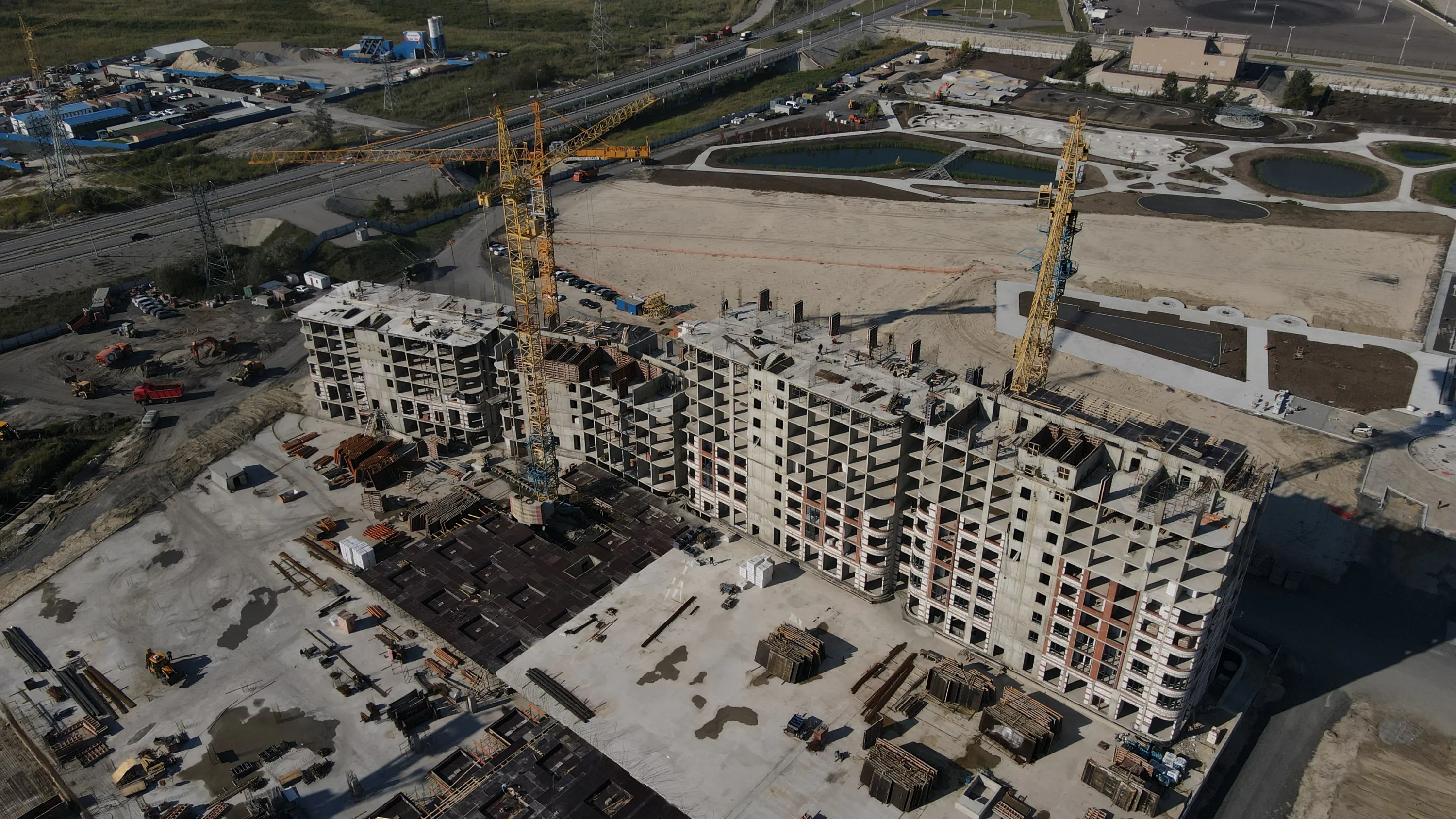 ЖК Левобережье ход строительства