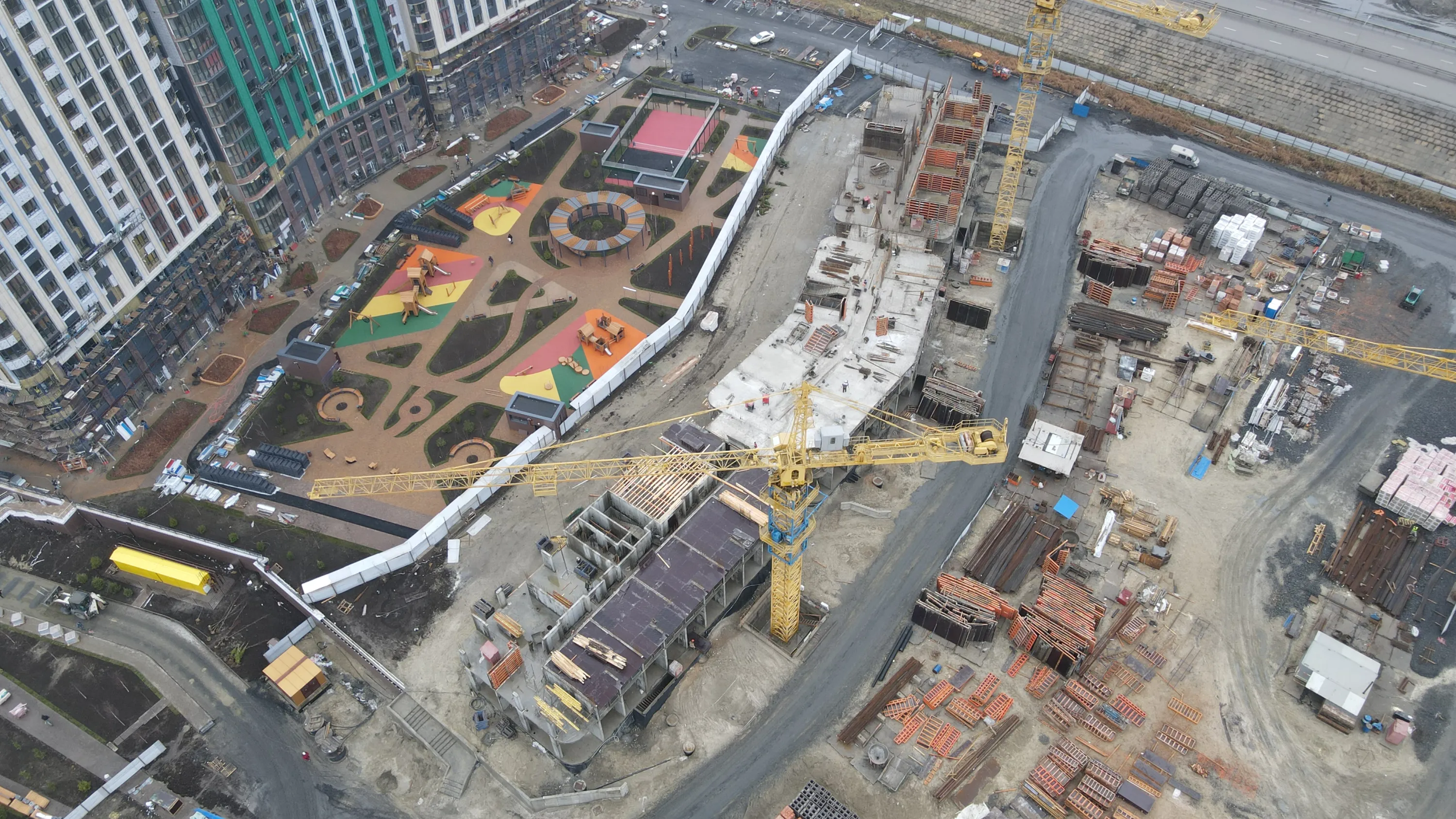 ЖК Левобережье ход строительства