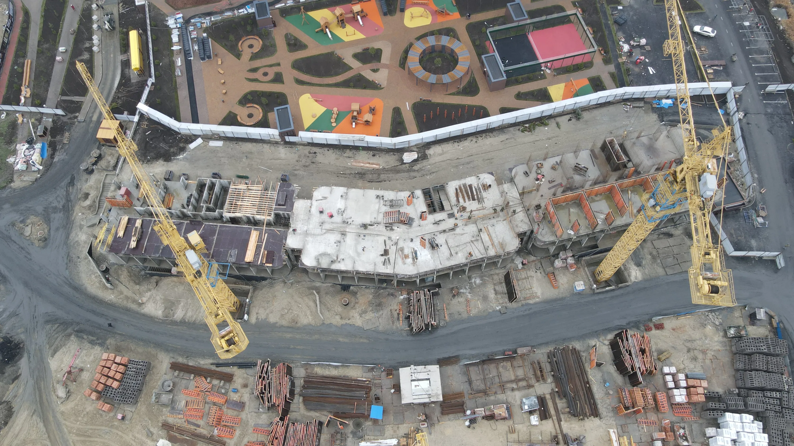 ЖК Левобережье ход строительства