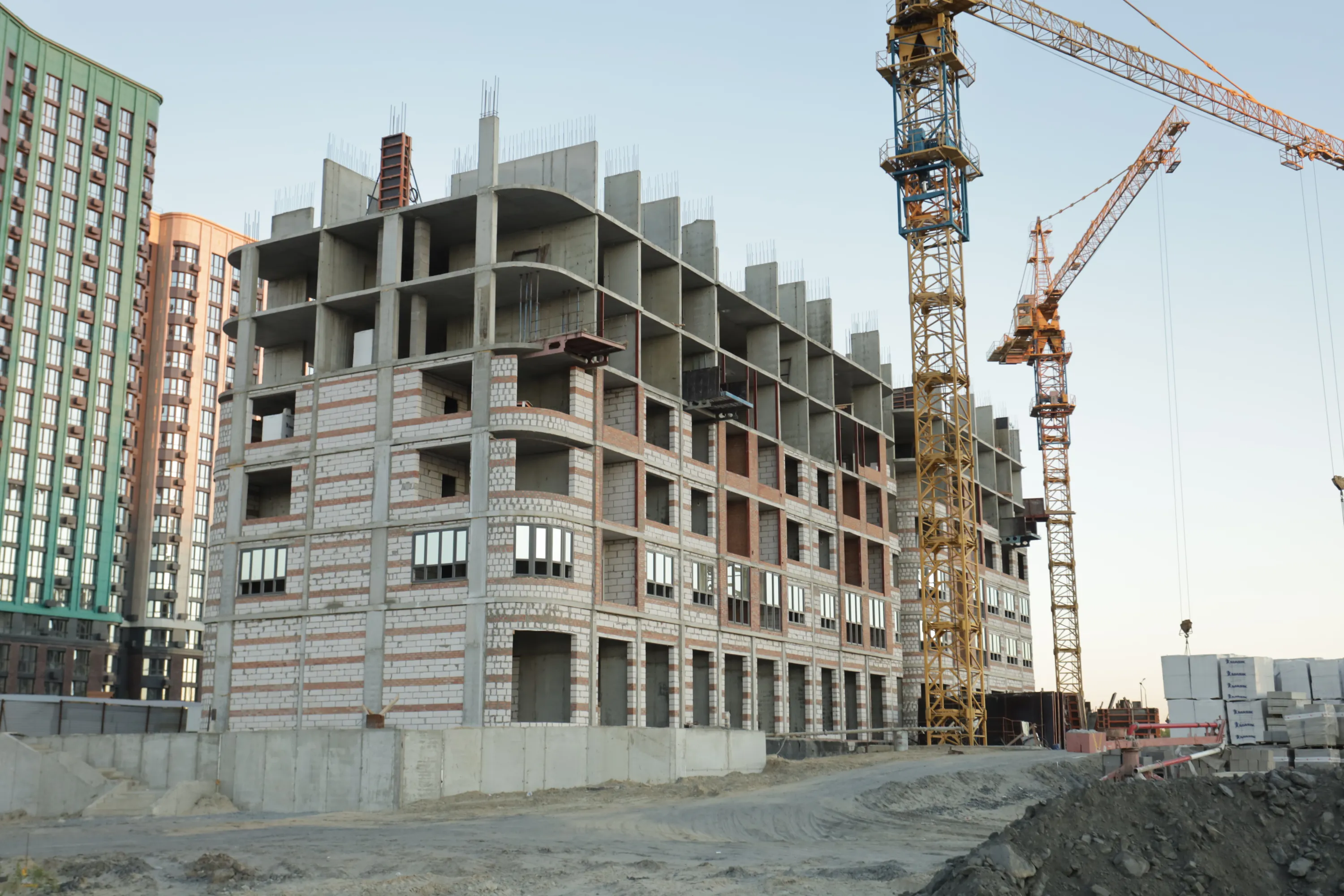 ЖК Левобережье ход строительства